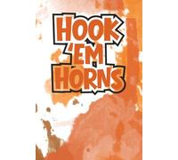UT Notebook Longhorns Hook Em: 6x9 lined pages notebook for lists, organization, etc.