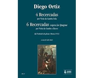 Ut Orpheus ORTIZ DIEGO - 4 RECERCADAS FOR SOLO VIOL AND 6 RECERCADAS ON «LA SPAGNA» FOR VIOL AND BASSO Classical sheets Viola da gamba