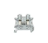UT2.5 Din Rail Terminal Block 0.14-2.5mm² Hexagon Socket Screw Installation 26-12AWG 10Pcs(UT2.5-GRAY)