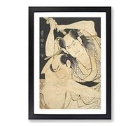 Utagawa Japanese Oriental The Actors Sawamura Framed Print | A2 Black Framed Wall Art | Ready to Hang | Asian Nature Picture | Living Room Bedroom Lounge Office