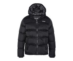 Utah 2 Padded Jacket in Two-Tone with Hood Black
