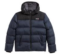 Utah 2 Padded Jacket in Two-Tone with Hood Navy Blue