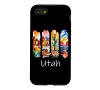 Utah Brushstroke Arches National Park Hiking Boots Cactus Case for iPhone SE (2020) / 7/8