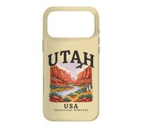 Utah Canyon River Landscape USA Geological Wonders Case for iPhone 17 Pro Max