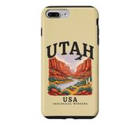 Utah Canyon River Landscape USA Geological Wonders Case for iPhone 7 Plus/8 Plus