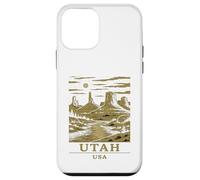 Utah Canyon Vintage Desert Monuments Moonlight Landscape Art Case for iPhone 12 mini
