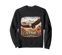 Utah Desert Eagle Mountain State Pride Art Sweatshirt