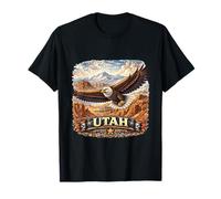 Utah Desert Eagle Mountain State Pride Art T-Shirt