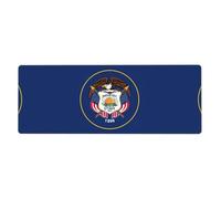 Utah Flag Keyboard and Mouse Pad, Extra Large Desk Cover, Spill Resistance Mat for Smooth Tracking