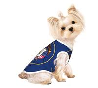 Utah Flag print Dog Clothes T Shirts for Small Dogs Breathable Puppy Kitten Dog Shirts for Pet Dogs Cats
