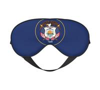 Utah Flag Print Eye Mask,Silk-Like Sleep Mask,Night Sleeping Mask for Men Women,for Sleep Relaxation