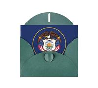 Utah Flag print Greeting Cards - Thank-You Cards Party Invitation Cards for Festive Celebrations