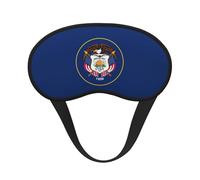 Utah Flag Print Sleep Mask Soft Cover Eye No Pressure for Sleeping, Eye Masks for Side Sleepers