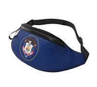 Utah Flag Print Unisex Pack Waist Bag for Lightweight Comfortable Travel Casual Sporty Occasions