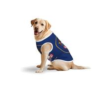 Utah Flag Printed Dog Shirt Vest, Stretchy Pet T-Shirts Soft Cotton Sleeveless Vests Breathable Clothes For Large Dogs (3xl-5xl)