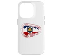 Utah Flag Rock Climbing Carabiner Case for iPhone 14 Pro