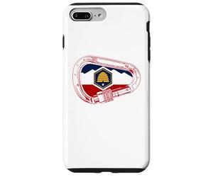 Utah Flag Rock Climbing Carabiner Case for iPhone 7 Plus/8 Plus