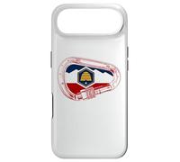 Utah Flag Rock Climbing Carabiner Case for iPhone Air