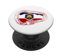 Utah Flag Rock Climbing Carabiner PopSockets Adhesive PopGrip