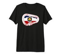 Utah Flag Rock Climbing Carabiner Premium T-Shirt