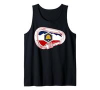 Utah Flag Rock Climbing Carabiner Tank Top