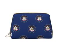 Utah Flag Toiletry Travel Bag, Portable Cosmetic Organizer For Women, On-The-Go, White, One Size
