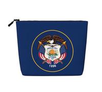 Utah Flag Women's toiletry and cosmetic bag, unisex toiletry storage bag, personal care storage bag