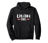 Utah Girl Hearts State Local UT Girls Pullover Hoodie