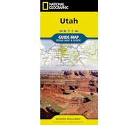 Utah Guide Map - National Geographic State Map | Road Trip Planner with Scenic Byways, National Parks, Hiking Trails & Points of Interest | Waterproof Folded Travel Map