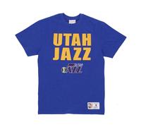 Utah Jazz NBA Tee Shirt - male - Mitchell & Ness - T-Shirts - Blue - L - Tops L