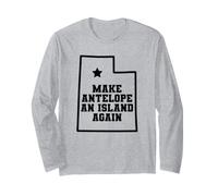Utah Make Antelope an Island Again Great Salt Lake Long Sleeve T-Shirt
