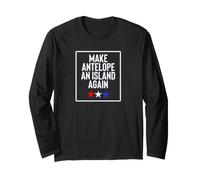 Utah Make Antelope an Island Again Great Salt Lake Long Sleeve T-Shirt