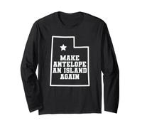 Utah Make Antelope an Island Again Great Salt Lake Long Sleeve T-Shirt