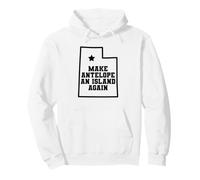 Utah Make Antelope an Island Again Great Salt Lake Pullover Hoodie