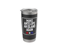Utah Make Antelope an Island Again Great Salt Lake Stainless Steel Insulated Tumbler