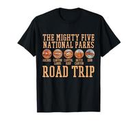 Utah Mighty Five 5 National Parks Trip Camping Hiking T-Shirt