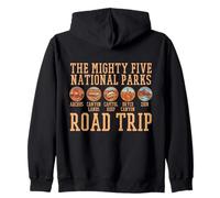 Utah Mighty Five 5 National Parks Trip Camping Hiking Zip Hoodie