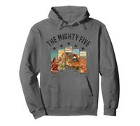 Utah National Parks The Mighty Five Vintage Souvenir Pullover Hoodie