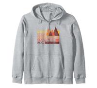 Utah National Parks The Mighty Five Vintage Souvenir Zip Hoodie