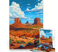 Utah Nature Pixel Art 1000-piece Puzzle for Teenagers Smart Exercise Calm Leisure Accurate Edges Fine Xmas Gift (50x75cm)