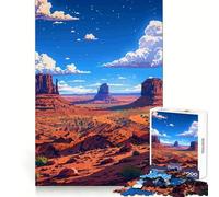 Utah Nature Pixel Art Jigsaw Puzzles 1000 Piece for Adults Logic Ability Unwind Easily Secure Join (38x52cm)
