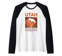 Utah Sacred Shape Silence Held Since 1896 Raglan Baseball Tee