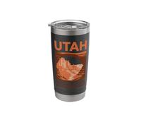 Utah Sacred Shape & Silence Held Since 1896 Vintage Art Stainless Steel Insulated Tumbler