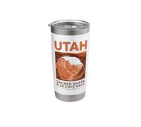 Utah Sacred Shape & Silence Held Since 1896 Vintage Art Stainless Steel Insulated Tumbler