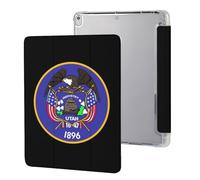 Utah State Flag Stylish Tri-fold Tablet Case Compatible with IPAD Pro (10.5in) /IPAD Air3(10.5in) Anti-Scratch Covers with Pen Slot