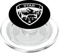 Utah USA Mountain Scene with Bear and Cub Design PopSockets PopGrip for MagSafe