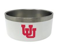 Utah Utes 32Oz Stainless Steel Dog Food & Water Bowl - NCAA Officially Licensed