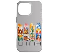 Utah, Watercolor Desert Design, Hiking, Cactus, Travel Case for iPhone 16 Pro