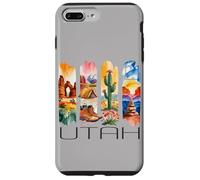 Utah, Watercolor Desert Design, Hiking, Cactus, Travel Case for iPhone 7 Plus/8 Plus