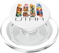 Utah, Watercolor Desert Design, Hiking, Cactus, Travel PopSockets PopGrip for MagSafe